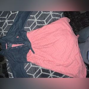 Girls| Polo Button Up Tie Dress